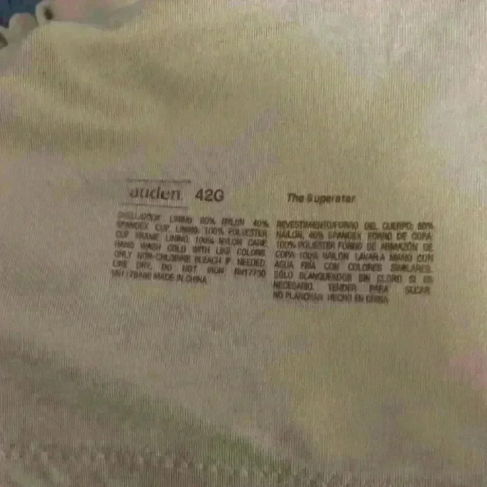 Auden 42 G The Superstar Bra. Padded. Underwire. - Picture 4 of 4